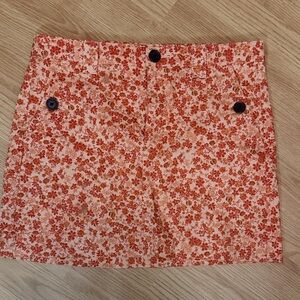 Wild Fable Orange Floral Skirt